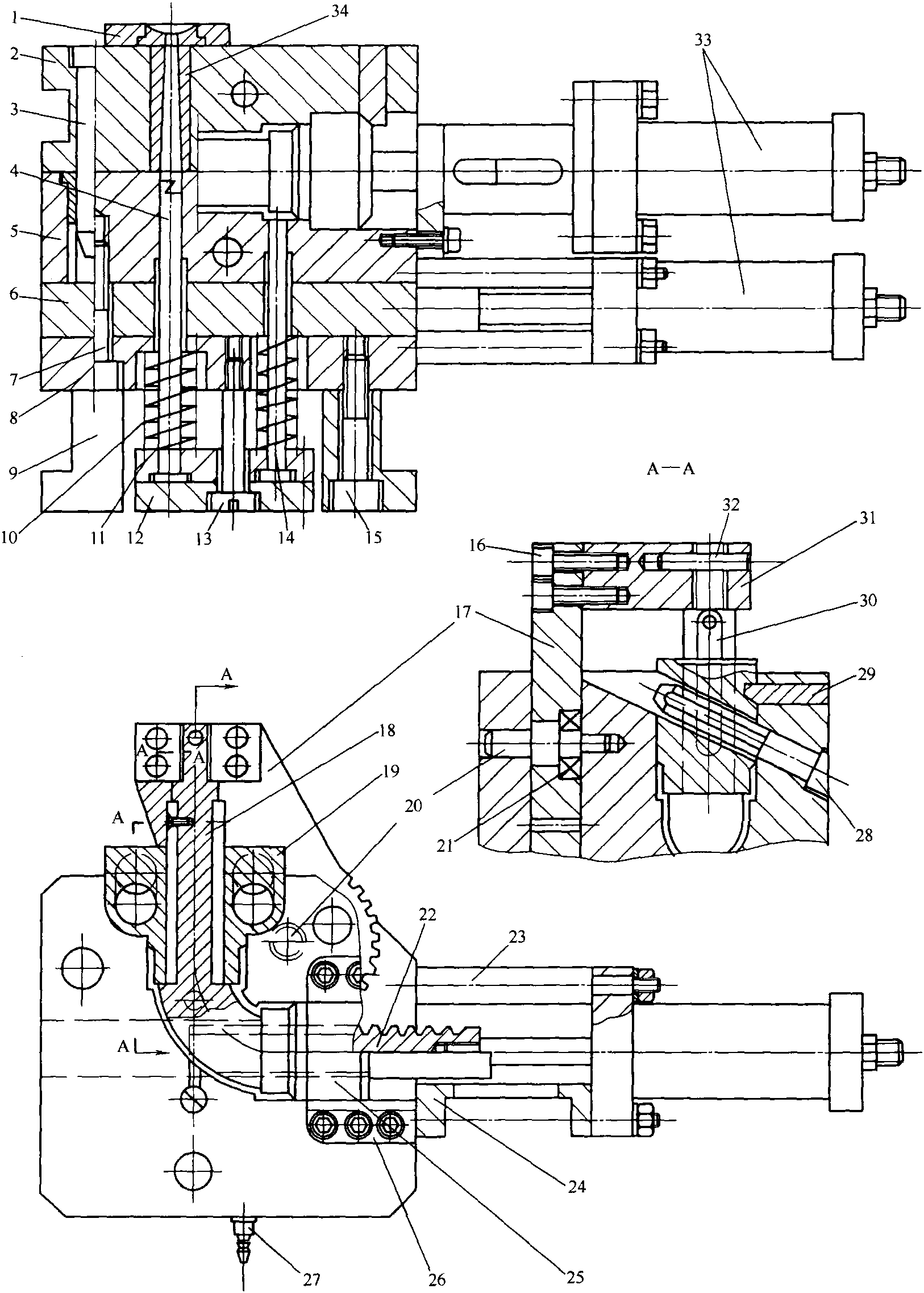 31.順水彎頭注塑模具